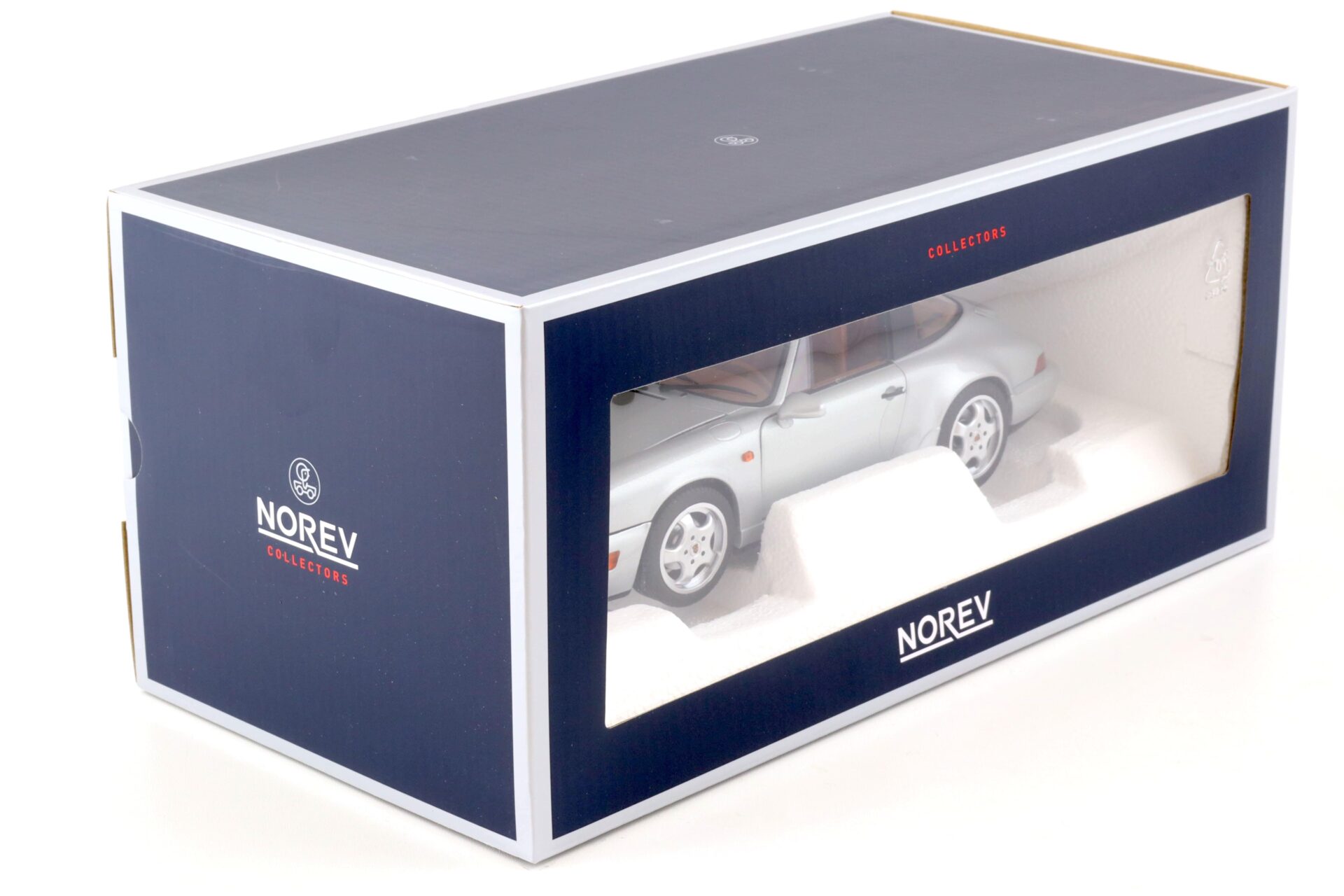 1:18 Norev Porsche 911 (964) Carrera 4 Targa 1990 silver metallic 187342