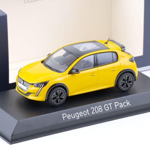 1:43 Norev Peugeot 208 GT Pack 2022 Faro yellow 472835