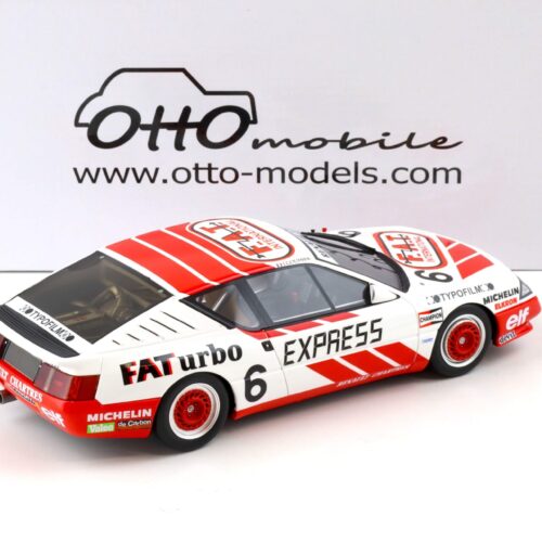 1:18 OTTO mobile OT1022 Renault Alpine GTA Europe Cup white J.Gouhier 1987