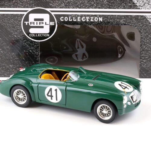 1:18 Triple9 MG A ex182 Roadster Le Mans 1955 Locket/ Miles #41 green
