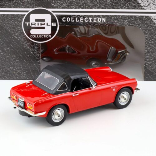 1:18 Triple9 Honda S800 with removable Soft-Top red 1966