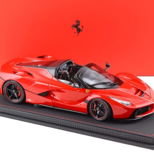 1:18 BBR Ferrari LaFerrari Aperta Rosso Corsa 322/ black wheels - Limited 72 pcs.