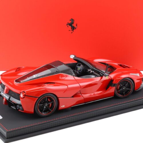 1:18 BBR Ferrari LaFerrari Aperta Rosso Corsa 322/ black wheels - Limited 72 pcs.