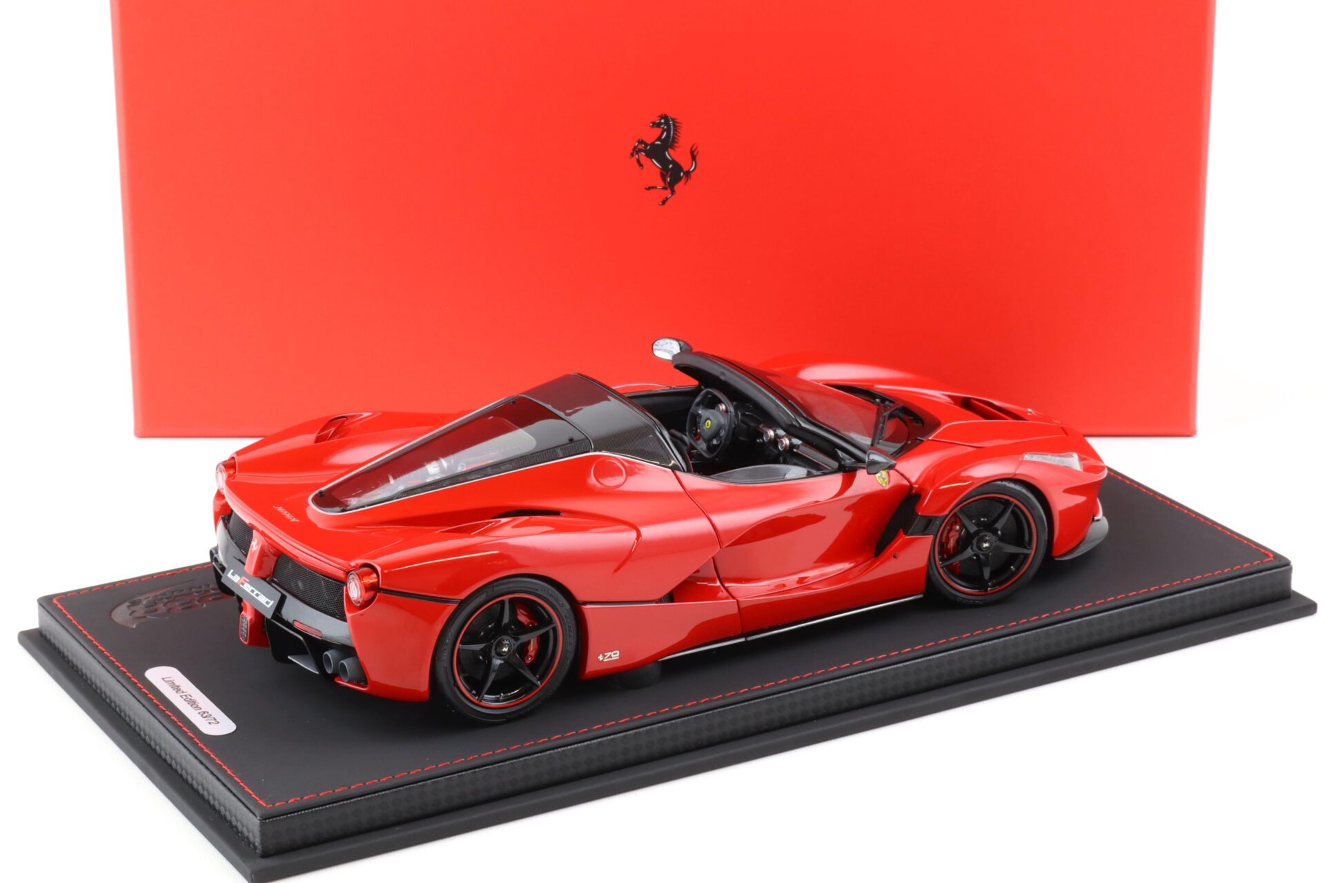 1:18 BBR Ferrari LaFerrari Aperta Rosso Corsa 322/ black wheels - Limited 72 pcs.