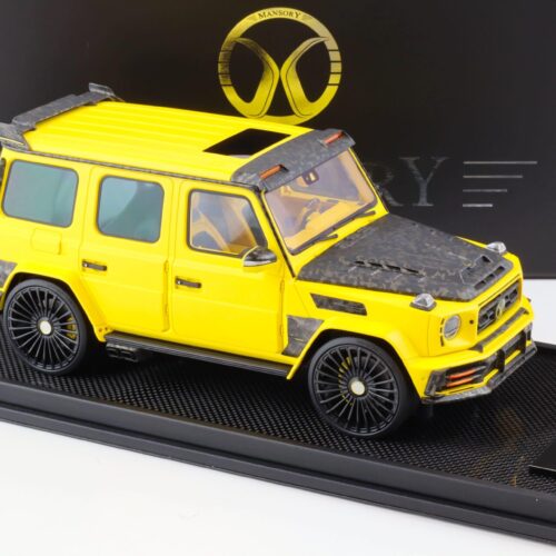 1:18 Motorhelix Mercedes G-Class G63 AMG Mansory matt yellow - Limited 49 pcs.