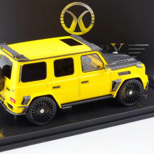 1:18 Motorhelix Mercedes G-Class G63 AMG Mansory matt yellow - Limited 49 pcs.