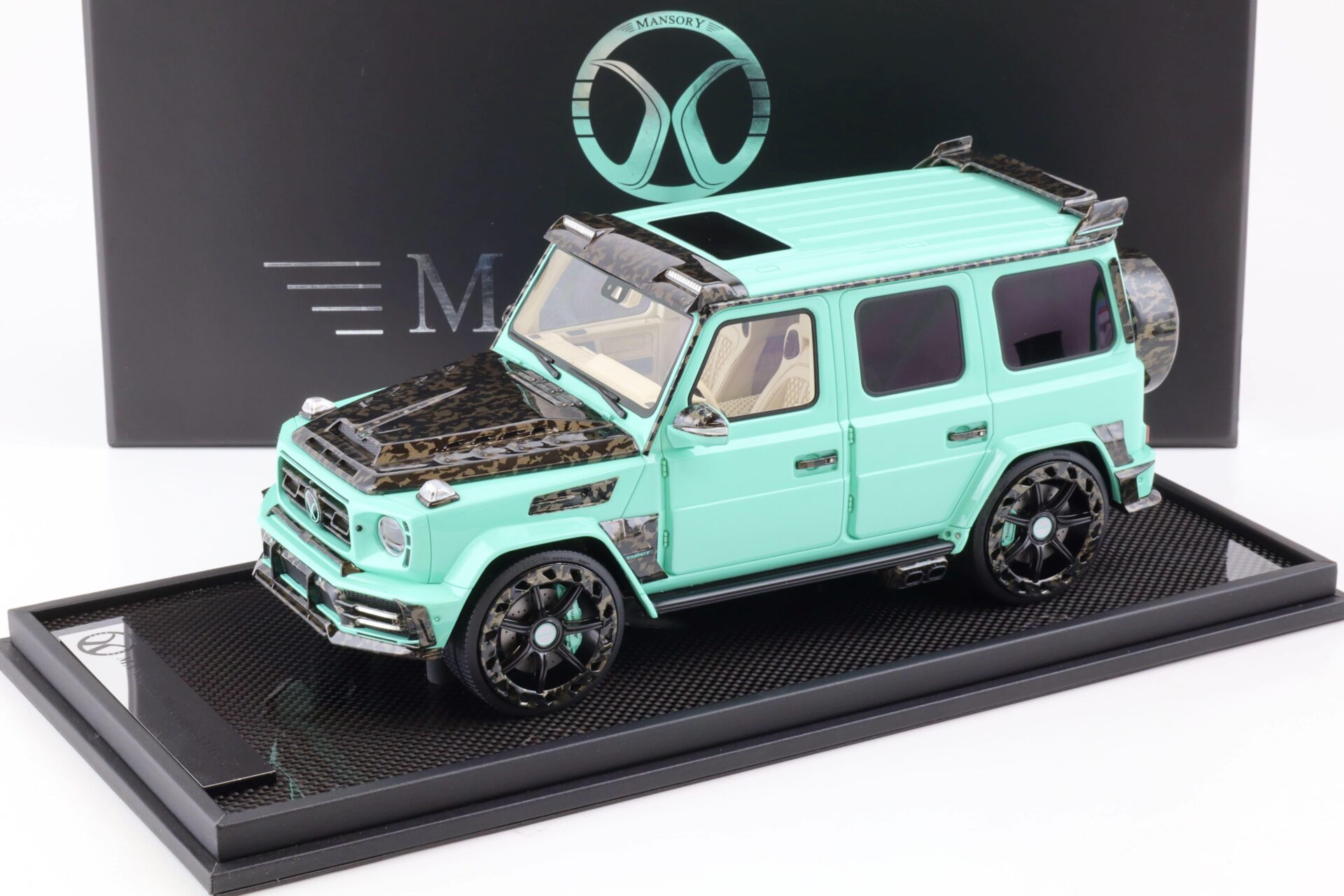 ID 81731 orig.jpg 1:18 Motorhelix Mercedes G-Class G63 AMG Mansory blue - Limited 49 pcs.