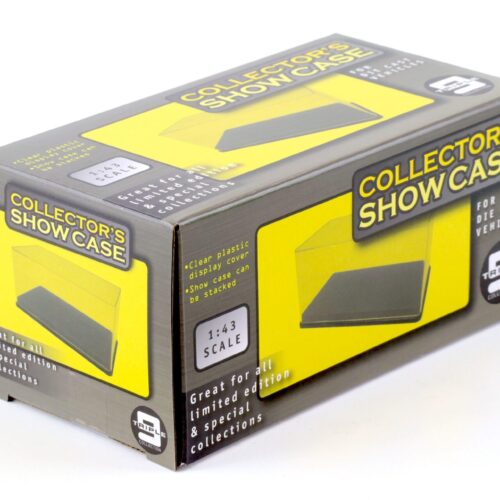 1:43 Triple9 Show Case Einzelvitrine Vitrine Klarsichtbox schwarzer Sockel