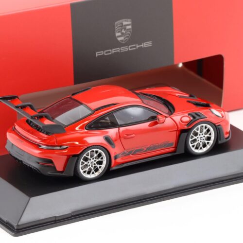 1:43 Spark Porsche 911 (992) GT3 RS red/ black - silver wheels Limited WAP DEALER