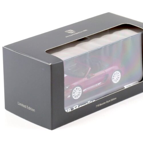 1:43 Minichamps Porsche 718 Boxster 982 Style Edition Rubystone red WAP DEALER