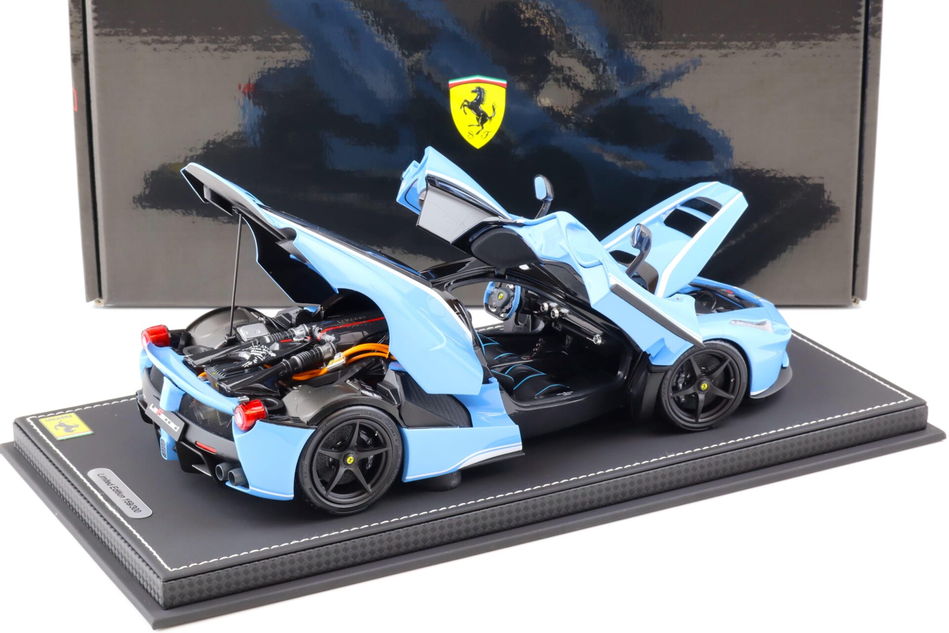 1:18 BBR Ferrari LaFerrari Tailor Made DIE CAST Baby blue - Limited 300 pcs.