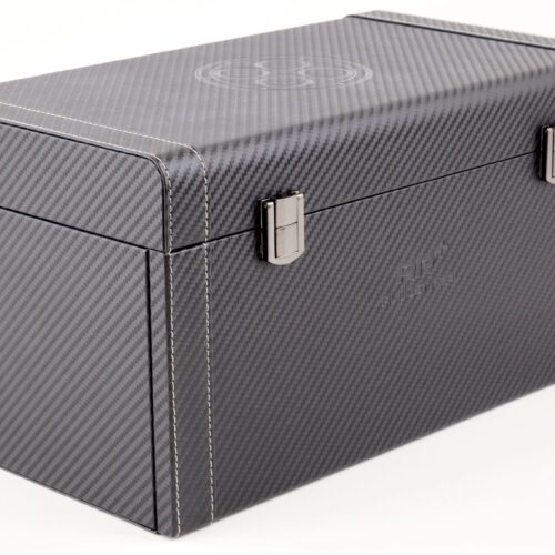 1:18 BBR Almost Real Pagani Zonda F matt black with suitcase - Limited 50 pcs.