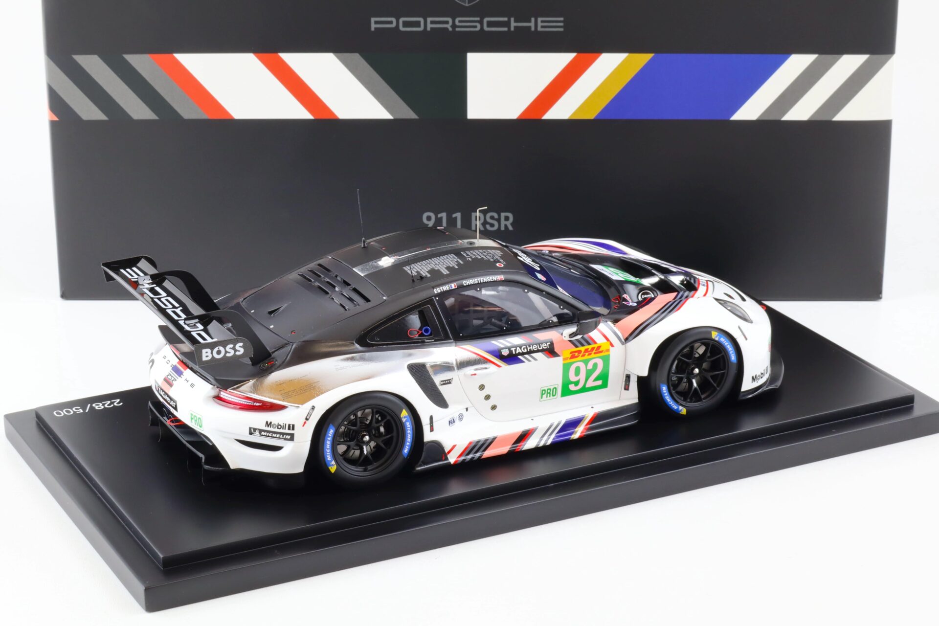 1:18 Spark Porsche 911 (991) RSR #92 WEC Finale 2022 Last Race Goodbye WAP DEALER