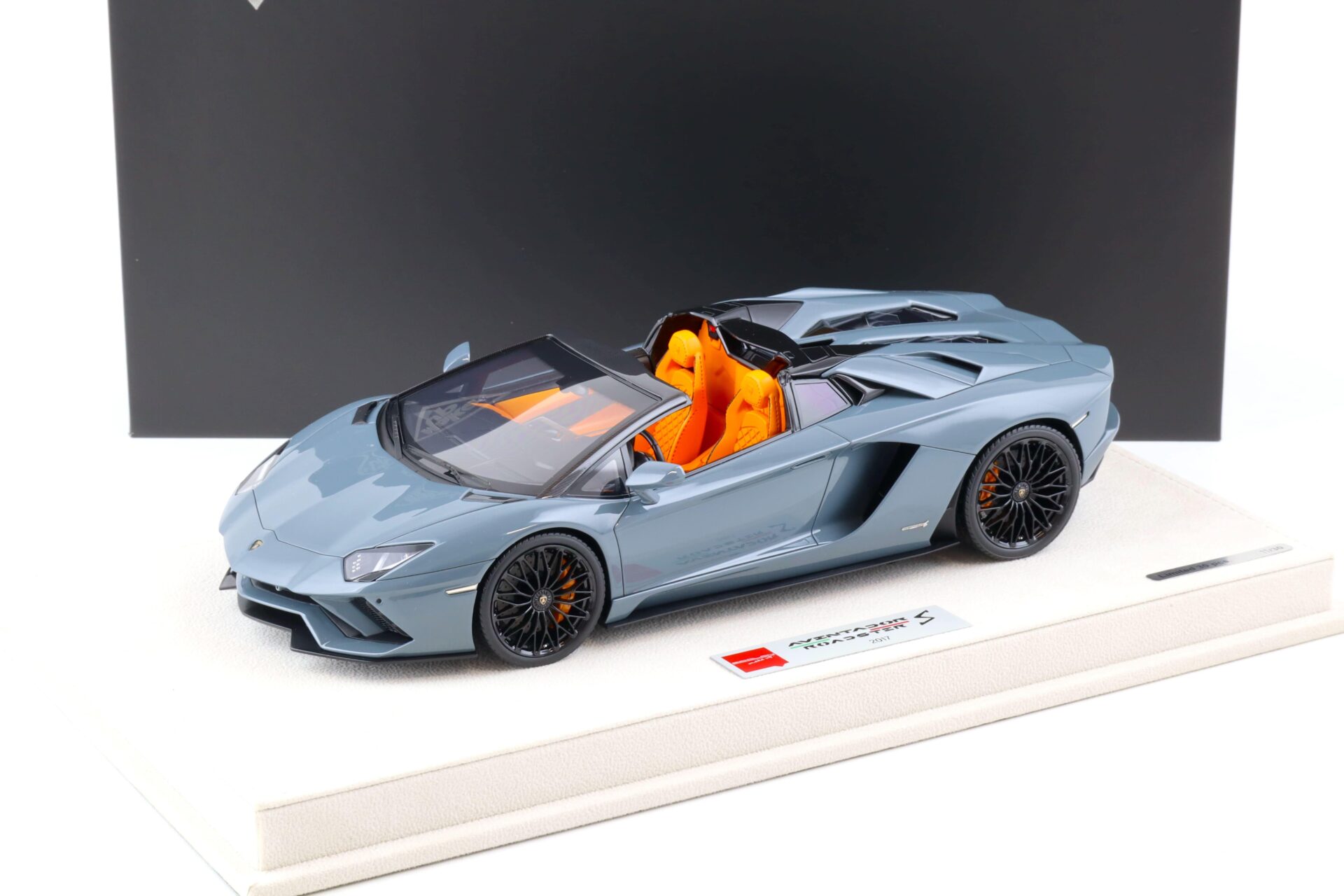 1:18 EIDOLON MAKE UP Lamborghini Aventador S Roadster Grigio Telesto - Limited 30 pcs.