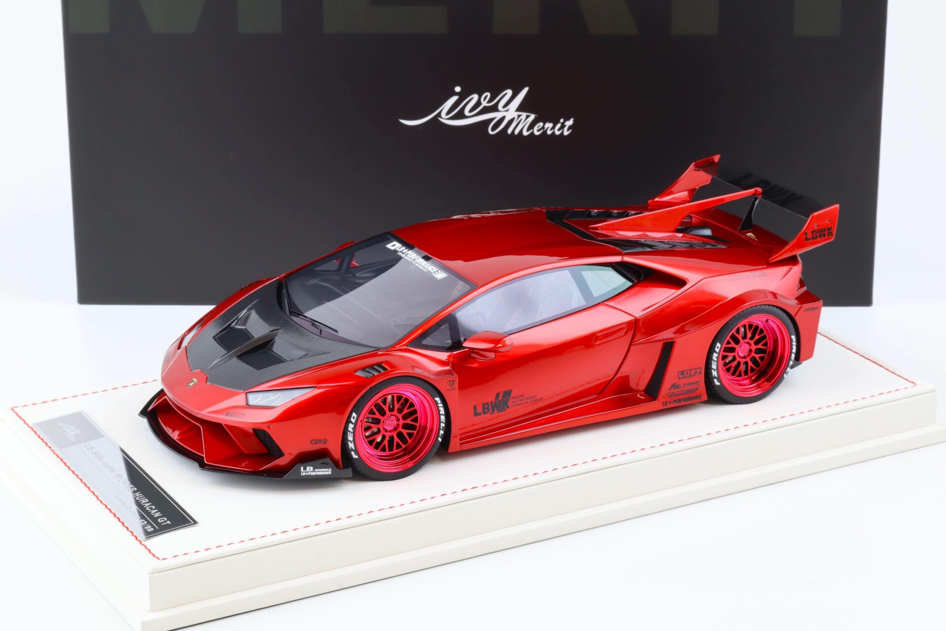 ID 81977 orig.jpg 1:18 Ivy Model Merit Lamborghini Huracan GT LB Silhouette Works LBWK metallic red