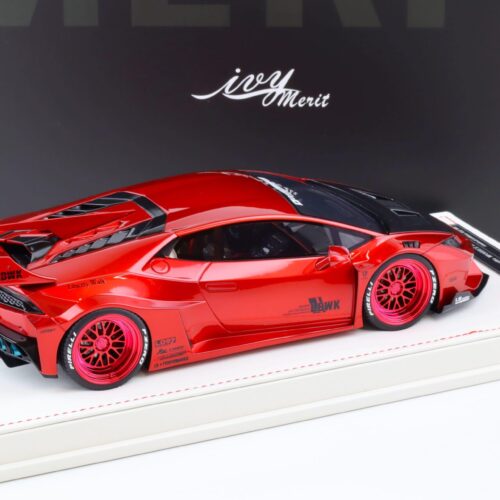 1:18 Ivy Model Merit Lamborghini Huracan GT LB Silhouette Works LBWK metallic red