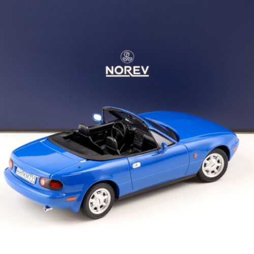 1:18 Norev Mazda MX-5 Roadster 1989 Navy blue - Limited 100 pcs.