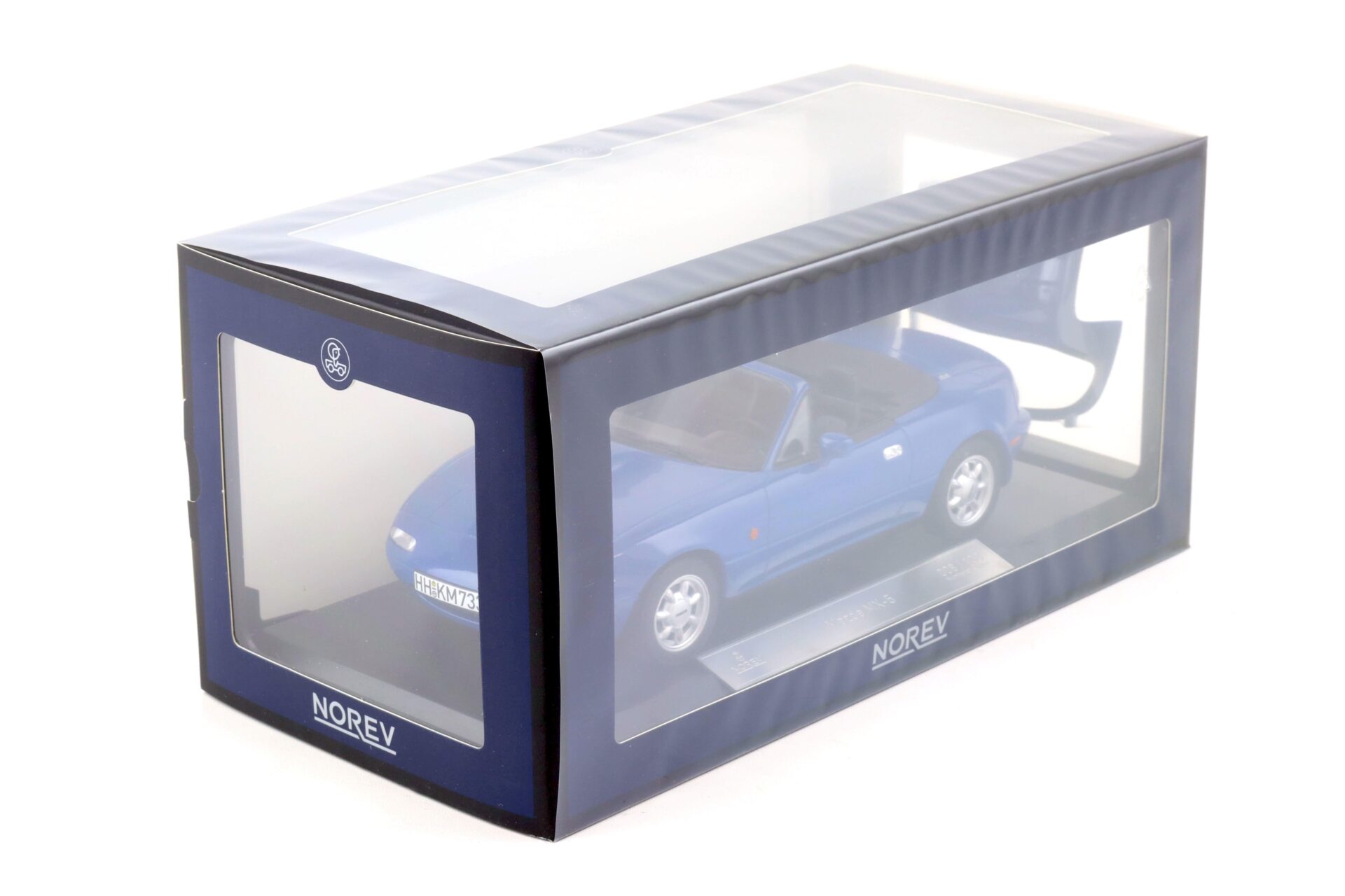1:18 Norev Mazda MX-5 Roadster 1989 Navy blue - Limited 100 pcs.