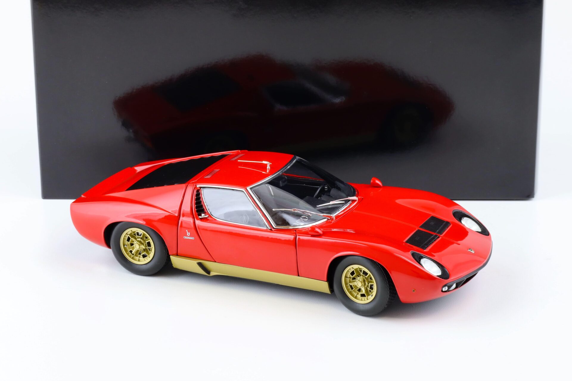 1:18 Kyosho Lamborghini Miura S Coupe red/ gold 08316R