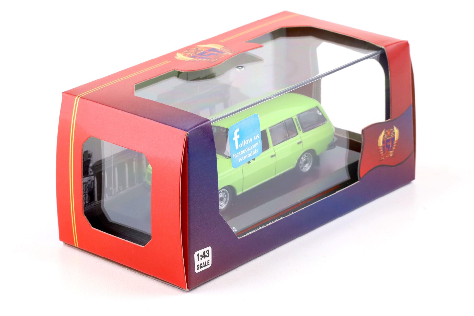 1:43 IST Models Wartburg 353 W Kombi 1985 green