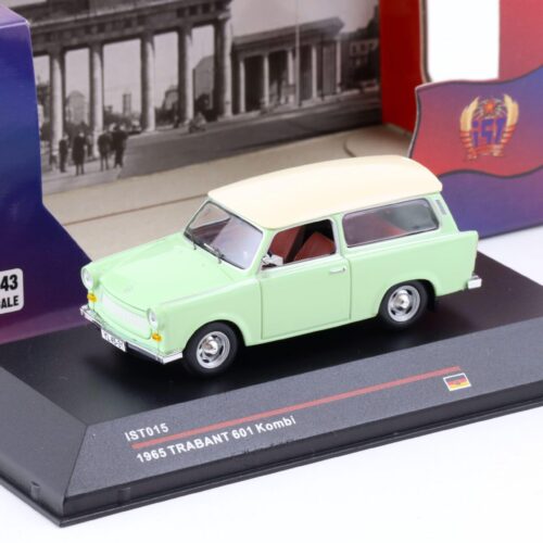 1:43 IST Models Trabant 601 Kombi pastel green & white