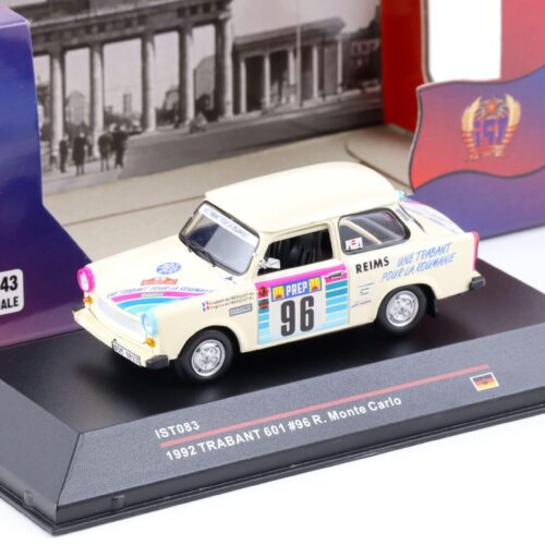 1:43 IST Models Trabant 601 Rallye Monte Carlo #98 beige 1992
