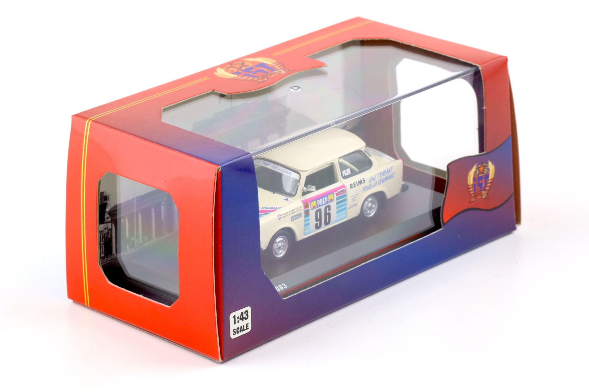 1:43 IST Models Trabant 601 Rallye Monte Carlo #98 beige 1992