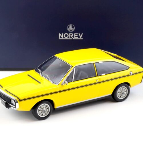 1:18 Norev Renault 15 TL 1973 yellow with black deco - Limited 300 pcs.