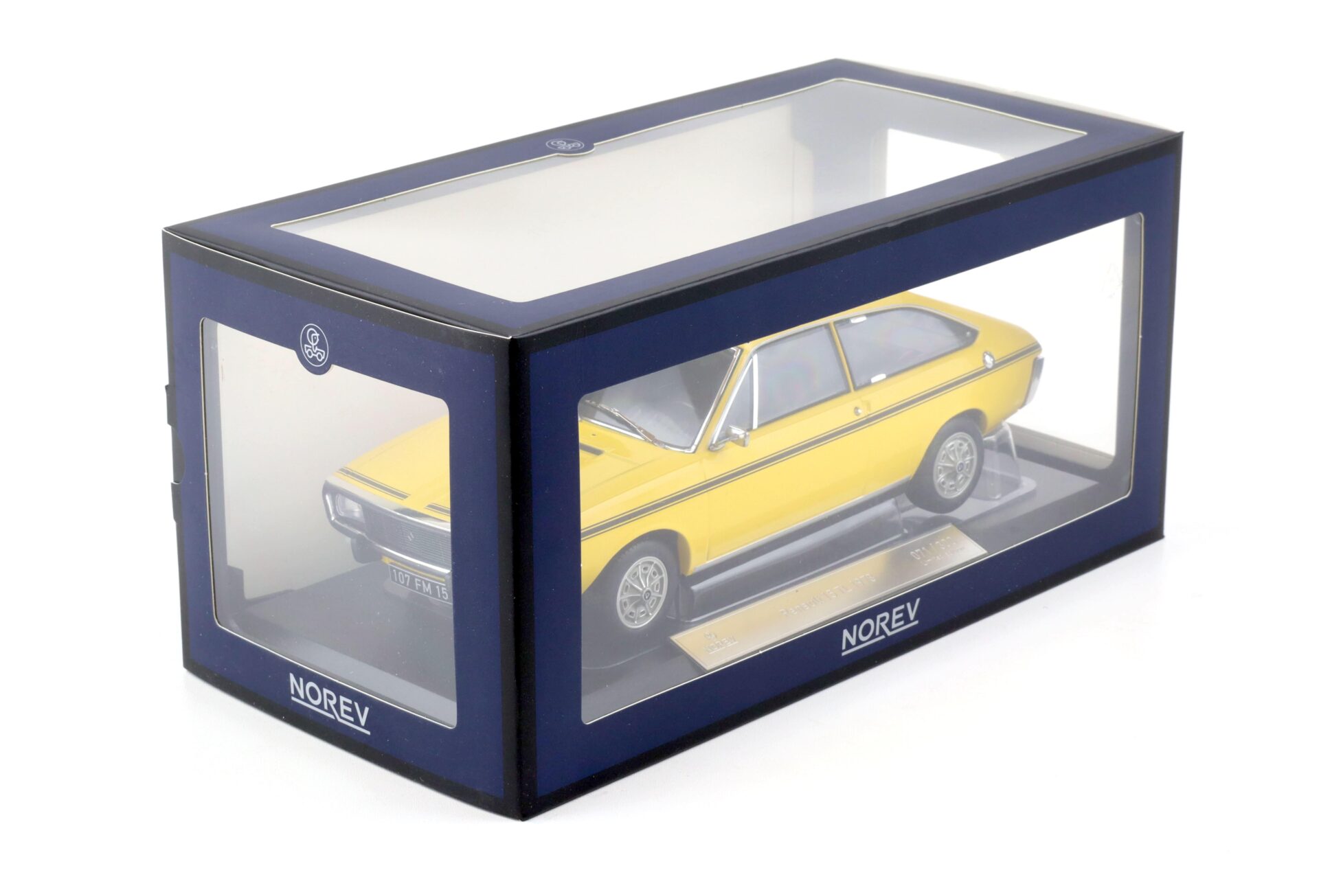 1:18 Norev Renault 15 TL 1973 yellow with black deco - Limited 300 pcs.