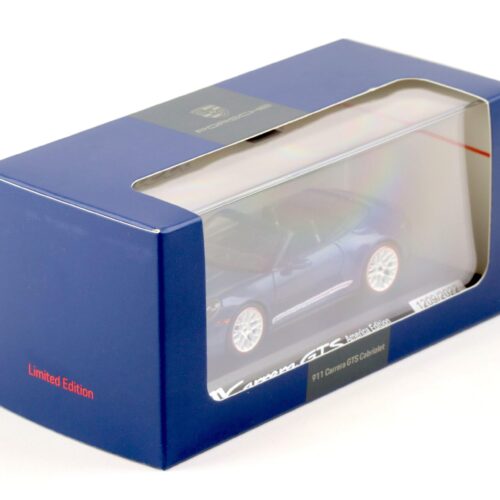 1:43 Minichamps Porsche 911 (992) Carrera GTS Cabriolet America Edition azure blue WAP DEALER