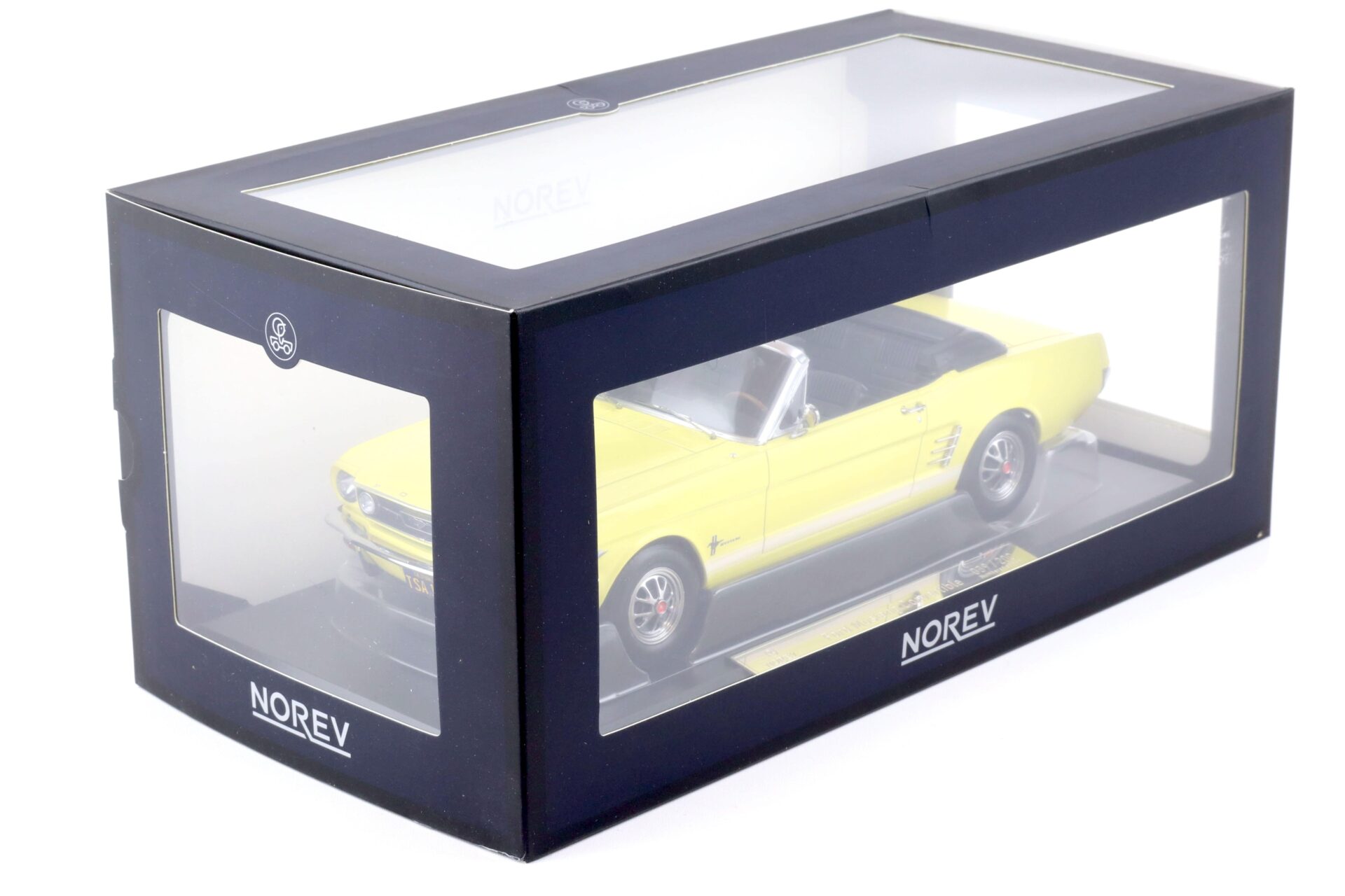 1:18 Norev Ford Mustang Convertible 1966 yellow - Limited 200 pcs.