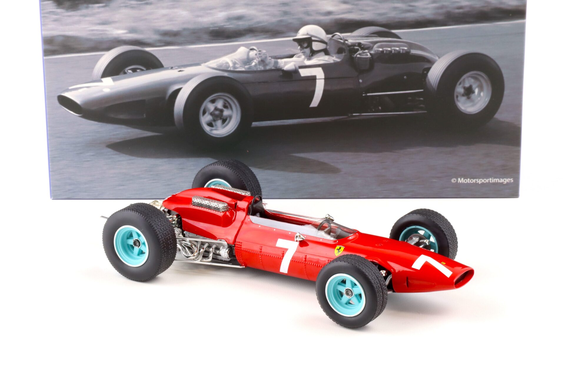 1:18 WERK83 Resine J.Surtees Ferrari 158 Formula 1 World Champ 1964 Winner German GP #7