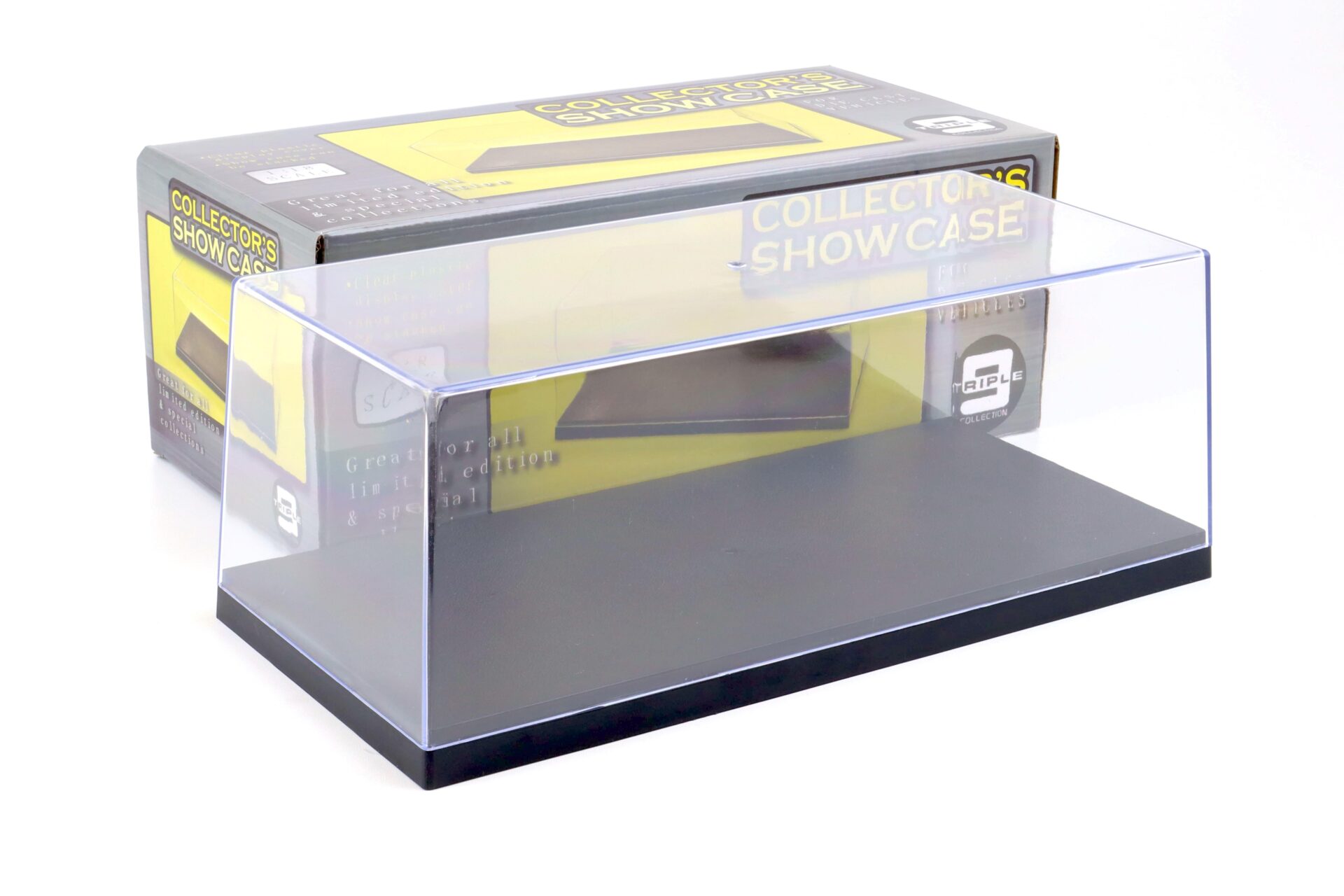 ID 82643 orig.jpg 1:18 Triple9 Show Case Einzelvitrine Vitrine Klarsichtbox schwarzer Sockel