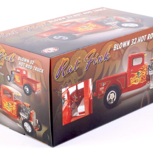 1:18 ACME 1932 Ford Blown 32 Hot Rod Truck RAT FINK orange A1804102