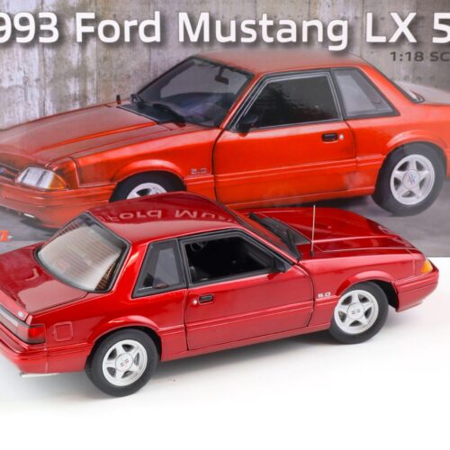 1:18 GMP 1993 Ford Mustang LX 5.0 Coupe electric red with black interior