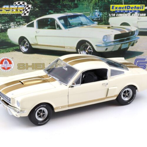 1:18 Exact Detail 1966 Shelby GT 350H Coupe white/ gold stripes