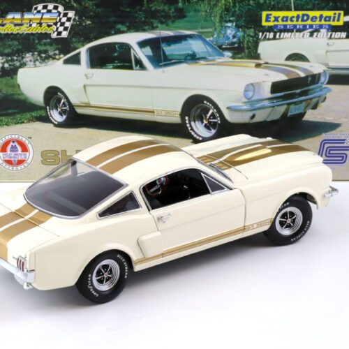 1:18 Exact Detail 1966 Shelby GT 350H Coupe white/ gold stripes