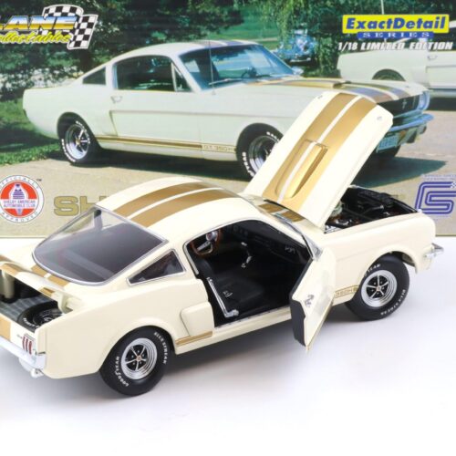 1:18 Exact Detail 1966 Shelby GT 350H Coupe white/ gold stripes