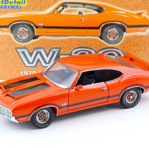 1:18 Exact Detail 1970 Oldsmobile 442 W-30 Coupe orange/ black