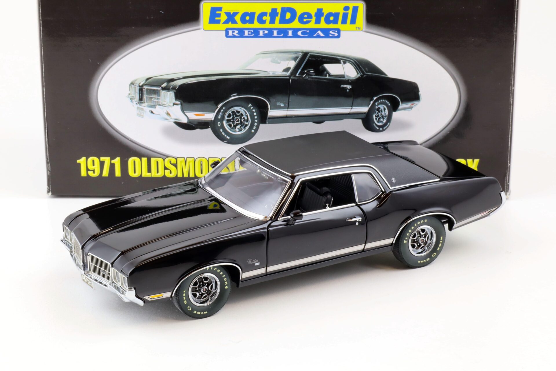 1:18 Exact Detail 1971 Oldsmobile Cutlass Supreme SX Coupe black