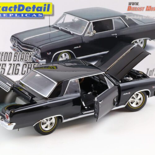 1:18 Exact Detail 1965 Chevrolet Chevelle Z16 Malibu SS Coupe black