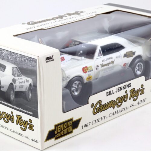 1:18 Precision 1967 Chevrolet Camaro SS A/MP GrumpyÂ´s Toy III Bill Jenkins white
