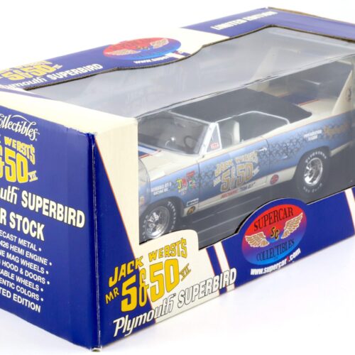 1:18 ERTL Supercar Collectibles Plymouth Superbird Jack WerstÂ´s Mr 5&50 VII