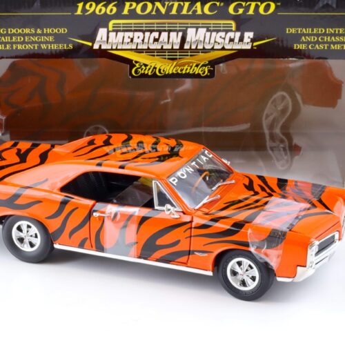 1:18 ERTL 1966 Pontiac GTO Coupe Arnie Beswick the Farmer Tiger orange/ black