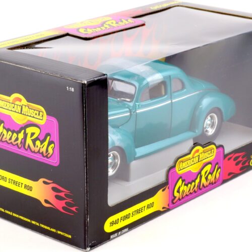 1:18 ERTL 1940 Ford Street Rod Hot Rod Street Rods turquoise metallic
