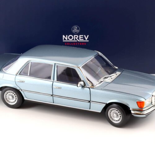 1:18 Norev Mercedes 450 SEL 6.9 Limousine gray/blue metallic 1976 - Image 2