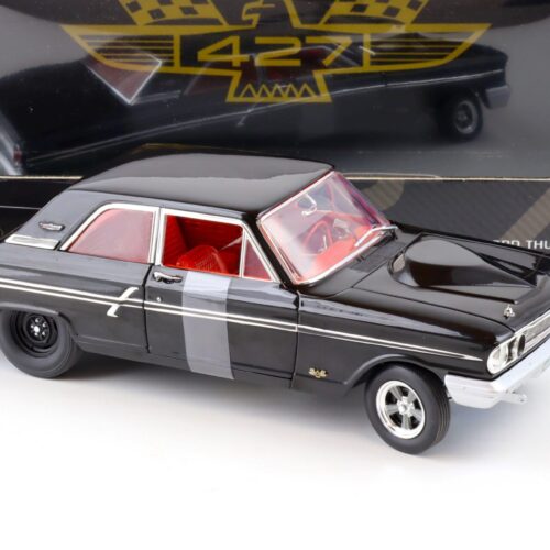 1:18 ACME 1964 Ford Fairlane 500 Thunderbolt NHRA TOMS GARAGE black/ red - Image 2