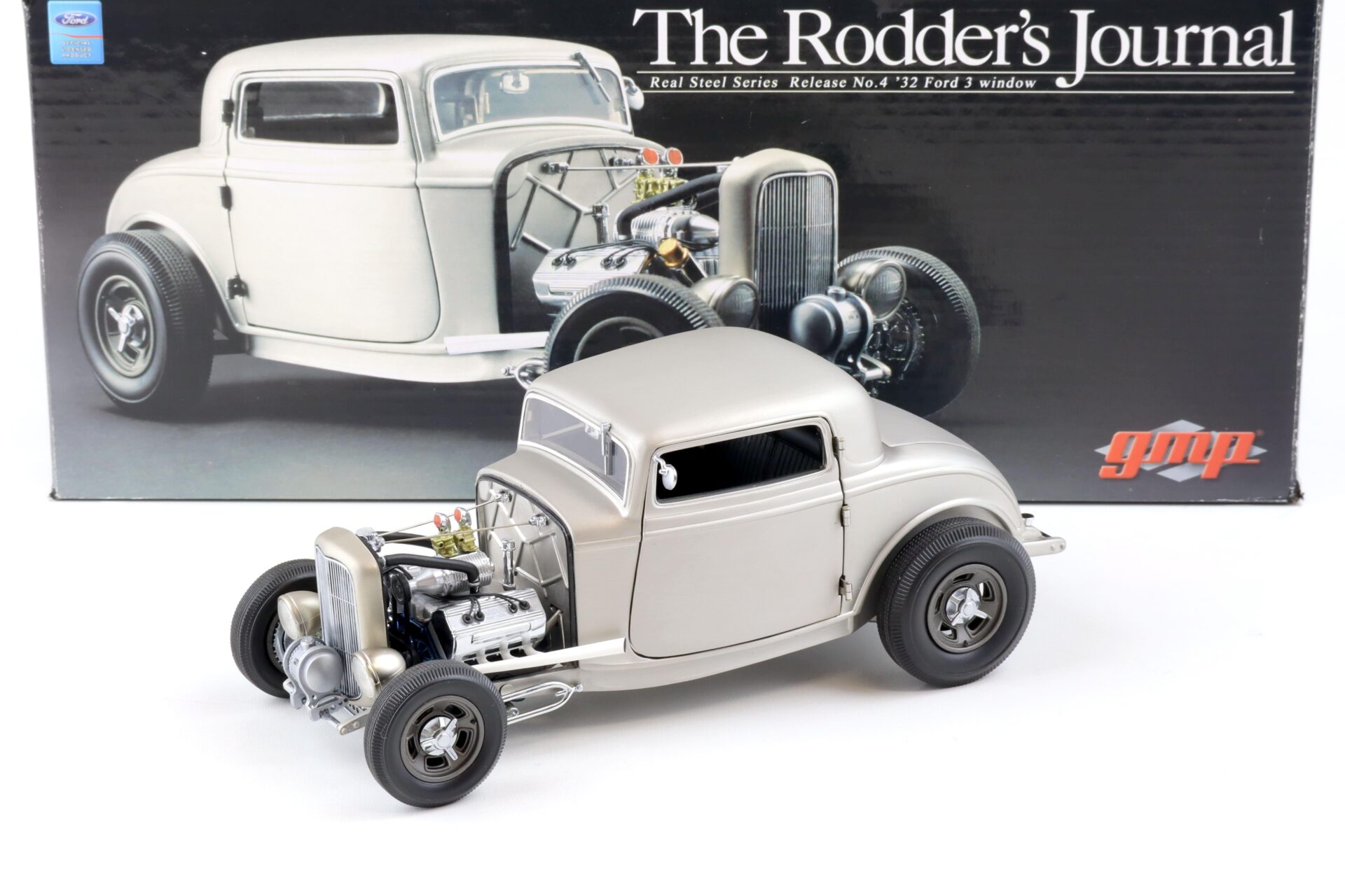 1:18 GMP 1932 Ford 3 Window Hot Rod Real Steel Series No.4 RodderÂ´s Journal