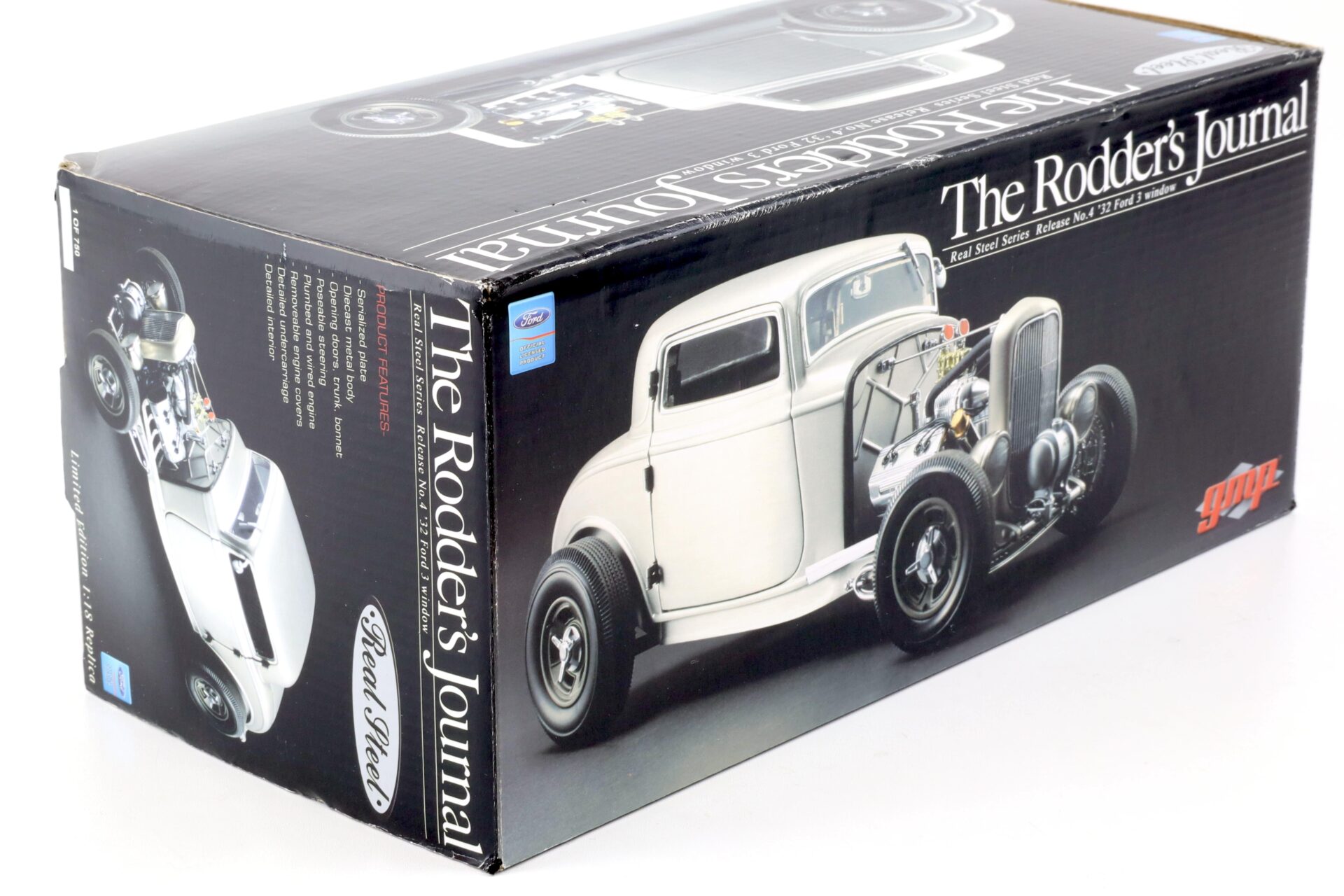 1:18 GMP 1932 Ford 3 Window Hot Rod Real Steel Series No.4 RodderÂ´s Journal