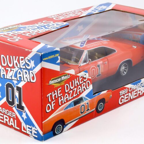 1:18 ERTL 1969 Dodge Charger General Lee Dukes of Hazzard orange/ brown front